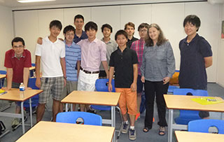 High School students in a classroom